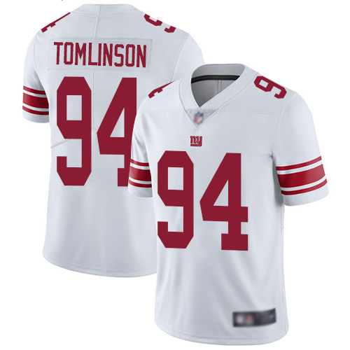 Men New York Giants 94 Dalvin Tomlinson White Vapor Untouchable Limited Player Football NFL Jersey